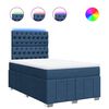 vidaXL Boxspring posteľ s matracom modr&aacute; 120x190 cm l&aacute;tka