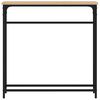 vidaXL Konzolový stolík, dub sonoma, 75x19,5x75 cm, imitácia dreva