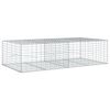 vidaXL Gabi&oacute;nov&yacute; k&ocirc;&scaron; s krytom 200x100x50 cm pozinkovan&eacute; železo