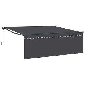 vidaXL R&aacute;m mark&iacute;zy Žlt&aacute; a biela 350 x 250 cm Polyester s PU povrchom
