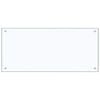 vidaXL Kuchynský backsplash 2 pcs Priehľadná 90 x 40 cm tvrdené sklo