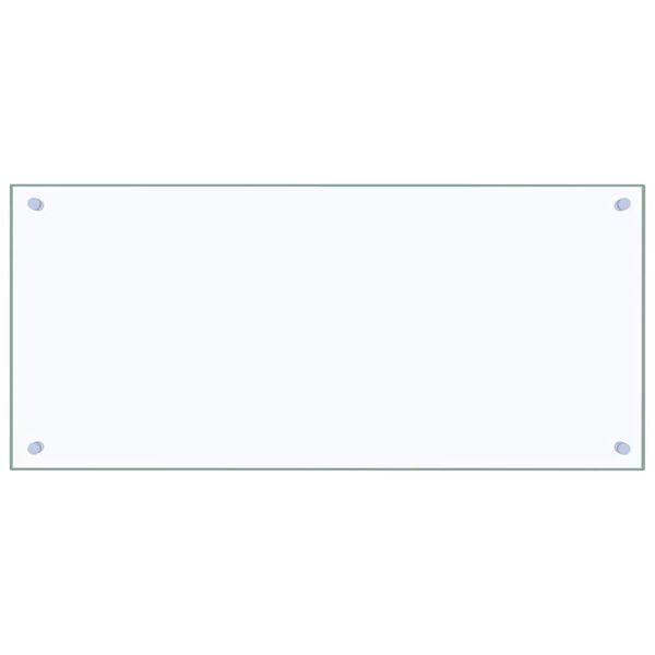 vidaXL Kuchynský backsplash 2 pcs Priehľadná 90 x 40 cm tvrdené sklo