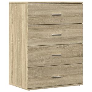 vidaXL Komoda, dub sonoma 60x39x80 cm, kompozitn&eacute; drevo