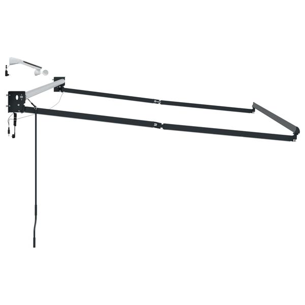 vidaXL Elektrick&yacute; automatick&yacute; r&aacute;m mark&iacute;zy Antracit 3 x 2 m Hlin&iacute;k