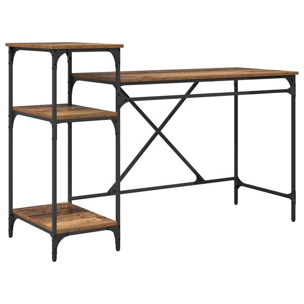 vidaXL St&ocirc;l Star&eacute; drevo 135 x 50 x 90 cm Kompozitn&eacute; drevo