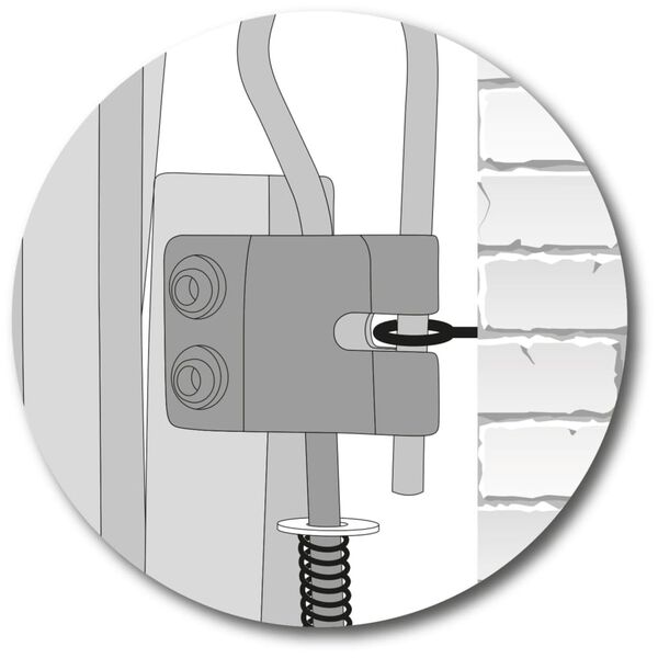 FLAMINGO Výsuvná zábrana pre psa Mont drevená 107x83 cm