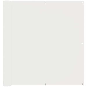 vidaXL Balk&oacute;nov&aacute; obrazovka Biely 110 x 200 cm Oxfordsk&aacute; l&aacute;tka