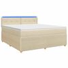 vidaXL Posteľ boxspring s matracom Kr&eacute;mov&aacute; 140 x 200 cm L&aacute;tka