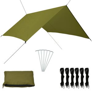 vidaXL Z&aacute;hradn&aacute; plachta 3x2,85 m, zelen&aacute;