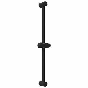 vidaXL Držiak na sprchov&uacute; hlavu Čierna 70 cm Nehrdzavej&uacute;ca oceľ