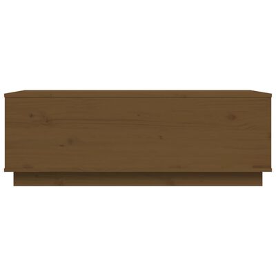 vidaXL Konferenčný stolík medovo-hnedý 100x50x35 cm borovicový masív