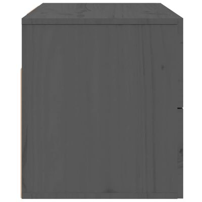 vidaXL Nástenný nočný stolík sivý 50x36x40 cm