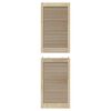vidaXL Skř&iacute;ňov&eacute; dvere s dverami 2 pcs Pr&iacute;rodn&aacute; 170 x 2,1 x 49,5 cm