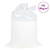 vidaXL V&yacute;plň do sedac&iacute;ch vakov EPS 50 L Biela 18 kg/m&sup3;