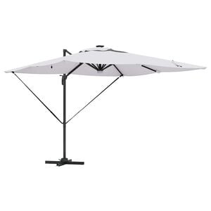 vidaXL Roma Parasol B&eacute;žov&aacute; 286 x 284 x 270 cm Hlin&iacute;k a polyester