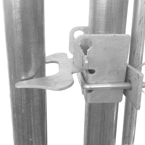 vidaXL Vonkajšia voliéra pre psy so strechou 382x382x225 cm