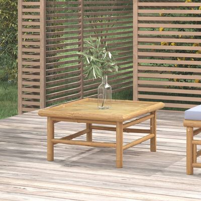 vidaXL Záhradný stôl 65x55x30 cm bambus