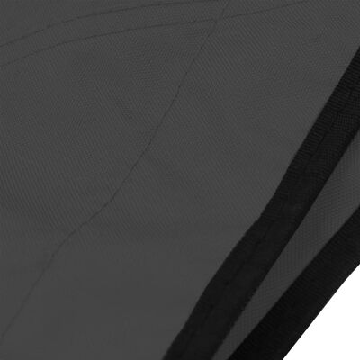 vidaXL Strieška Bimini s 3 oblúkmi, antracitová 183x160x137 cm