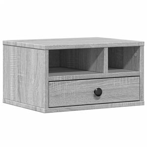vidaXL Stojan na tlačiareň dub sonoma 40x32x22,5 cm kompozitn&eacute; drevo