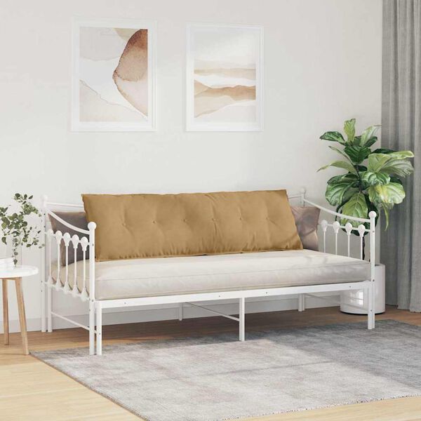 vidaXL Podu&scaron;ka na chrb&aacute;t Hned&aacute; 160 x 50 cm Kord&uacute;rov&aacute; tkanina