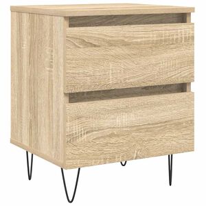 vidaXL Nočn&yacute; stol&iacute;k dub sonoma 40x35x50 cm kompozitn&eacute; drevo