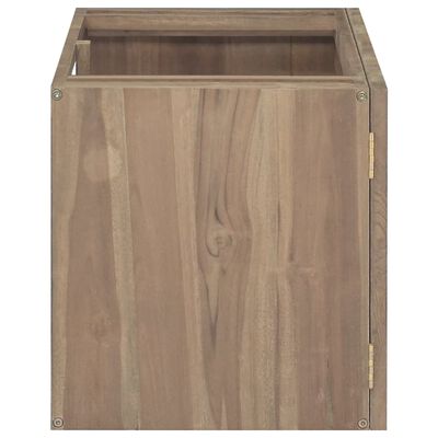 vidaXL Nástenná kúpeľňová skrinka 90x39x40 cm masívne tíkové drevo