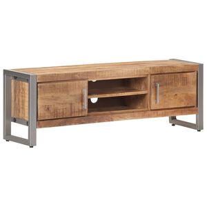 vidaXL TV skrinka 120x30x40 cm surov&eacute; mangovn&iacute;kov&eacute; drevo