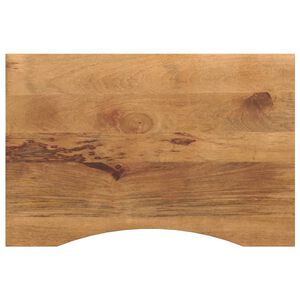vidaXL Stolov&aacute; doska so zakriven&iacute;m 100x50x2,5 cm surov&yacute; mangov&yacute; mas&iacute;v