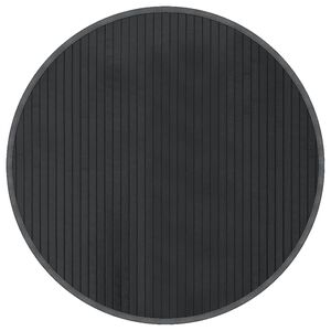 vidaXL Okr&uacute;hly koberec siv&yacute; 60 cm bambusov&yacute;
