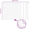 vidaXL Hexagon&aacute;lny plot Zelen&aacute; 0,8 x 10 m PVC