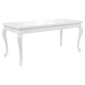 vidaXL Jed&aacute;lensk&yacute; st&ocirc;l 179x89x81cm vysokolesk&yacute; biely