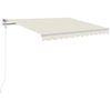vidaXL Automatick&aacute; zaťahovacia mark&iacute;za 300x250 cm kr&eacute;mov&aacute;