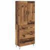 vidaXL Highboard Star&eacute; drevo 69,5 x 34 x 180 cm Kompozitn&eacute; drevo