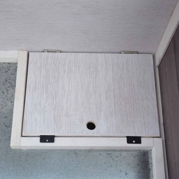 @Pet Králikáreň Bigfoot drevená 137x50x85 cm biela 26024