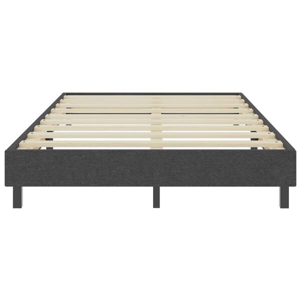 vidaXL Rám na boxspring posteľ, sivý, látka 120x200 cm