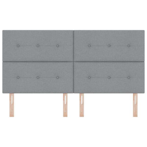 vidaXL V&yacute;&scaron;kovo nastaviteľn&yacute; čelov&yacute; panel Svetlosiv&aacute; 180 cm l&aacute;tka