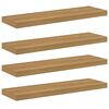 vidaXL Stenn&aacute; polica N&aacute;stenn&aacute; mont&aacute;ž 4 ks Hned&aacute; 90 x 23,5 x 3,8 cm