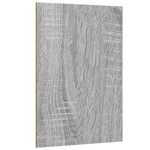 vidaXL Dekoračn&eacute; panely 12 ks Siv&yacute; Sonoma 15 x 21 x 0,27 cm