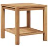 vidaXL Konferenčn&yacute; stol&iacute;k Hned&aacute; 45 x 45 x 45 cm Hust&eacute; teakov&eacute; drevo