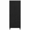 vidaXL Highboard Čierny dub 69,5 x 34 x 180 cm Kompozitn&eacute; drevo