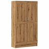 vidaXL Knižnica Artisan Dub 82,5x30,5x150 cm Inžinierske drevo