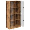 vidaXL Highboard Star&eacute; drevo 68 x 37 x 142 cm Kompozitn&eacute; drevo