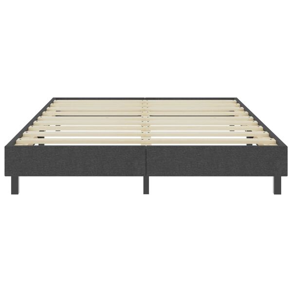 vidaXL Rám na boxspring posteľ, sivý, látka 160x200 cm