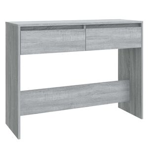 vidaXL Konzolov&yacute; stol&iacute;k, siv&aacute; sonoma 100x35x76,5 cm, kompozitn&eacute; drevo
