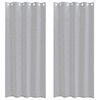 vidaXL Voile z&aacute;clona 2 ks Tmavo &scaron;ed&aacute; 225 x 140 cm Polyester