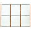 vidaXL 3-panelový paraván krémovo-biely 210x170 cm