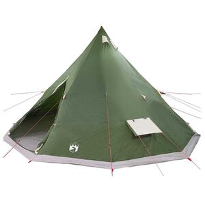 vidaXL Tipi stan so strechou Zelen&aacute; 560 x 560 x 300 cm taft