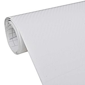 vidaXL F&oacute;lia na automobily 3D biela 100x150 cm