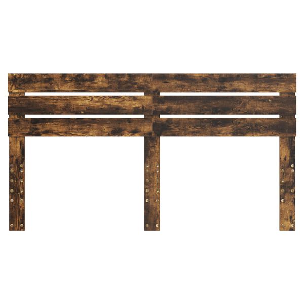 vidaXL Zadn&eacute; čelo Dymov&aacute; dub 200 cm Kompozitn&eacute; drevo