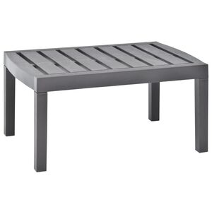 vidaXL Z&aacute;hradn&yacute; stol&iacute;k, mokka 78x55x38 cm, plast